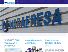 Tablet Screenshot of hidrafresa.com